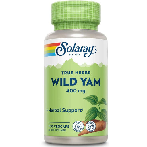 Solaray Vitamins, Minerals, Herbs & More Solaray Wild Yam 400mg 100 Capsules