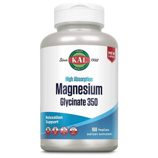 Kal Vitamins & Minerals Kal Magnesium Glycinate 350mg 160 Capsules