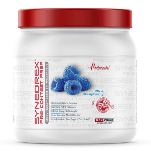 Metabolic Nutrition Fat Burner Blue Raspberry Metabolic Nutrition Synedrex Pre-Workout 30/60 Servings