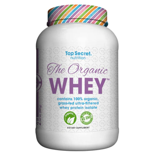 Top Secret Nutrition Protein Powders Chocolate Fudge Milkshake Top Secret Nutrition The Organic Whey Protein 2lb