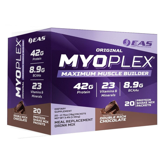 EAS Protein Powders Chocolate EAS Myoplex Protein 20 Shake Mix Packets