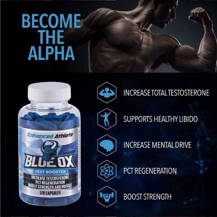 Enhanced Sports Performance Recovery Enhanced Blue Ox 120 Capsules