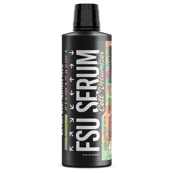 Inspired Nutraceuticals Pre-Workouts Lemon Strawberry Dream Inspired FSU Serum Non-Stim Pump Liquid 16/32 Servings