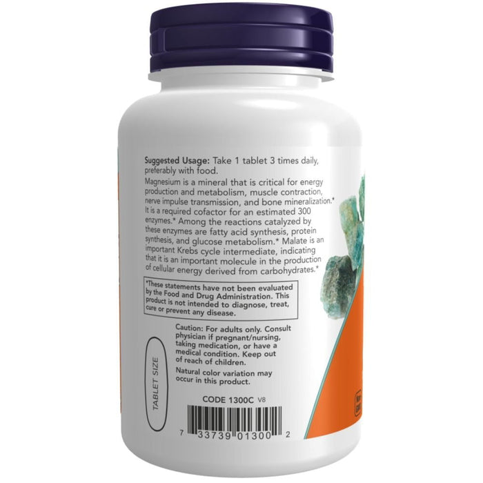 Now Foods Vitamins, Minerals, Herbs & More Now Foods Magnesium Malate 1000 Mg 180 Tablets