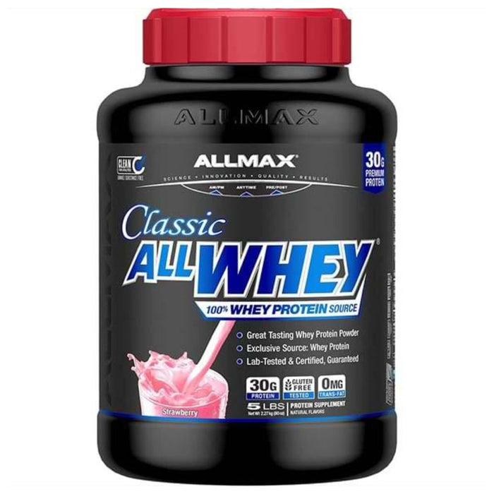 Allmax Nutrition Strawberry Allmax Nutrition AllWhey Classic 5 Lbs