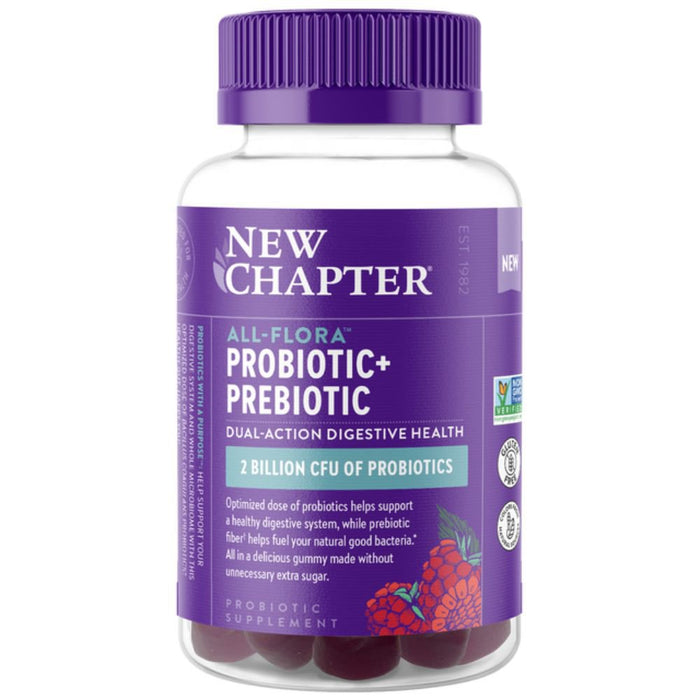 New Chapter Vitamins & Minerals New Chapter All-Flora Probiotic + Prebiotic 60 Gummies