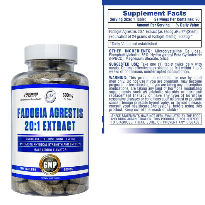 Hi-Tech Pharmaceuticals Sports Performance Recovery Hi-Tech Pharmaceuticals Fadogia Agrestis 20:1 90 Tablets