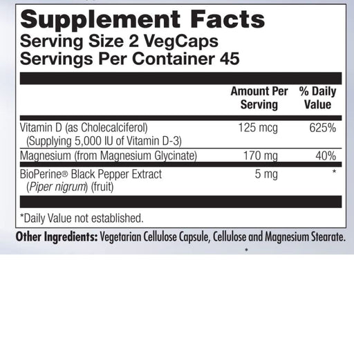 Kal Vitamins & Minerals KAL D-3 Mag Glycinate 90 Capsules