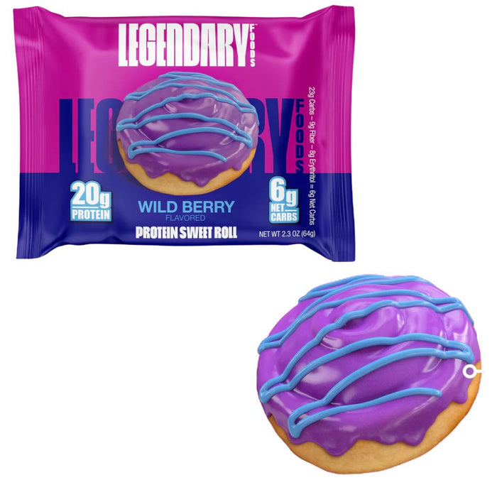 Legendary Foods Juices Legendary Foods Protein Sweet Roll 8/Box