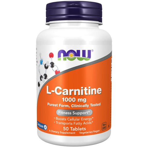 Now Foods Amino Acids Now Foods L-Carnitine Tartrate 1000mg 50 Tablets