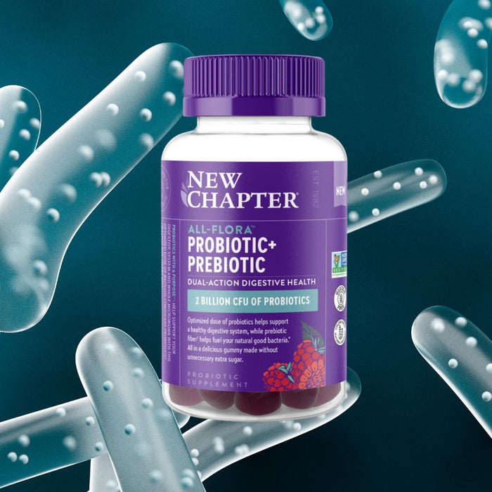 New Chapter Vitamins & Minerals New Chapter All-Flora Probiotic + Prebiotic 60 Gummies