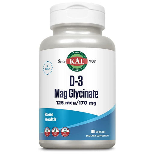 Kal Vitamins & Minerals KAL D-3 Mag Glycinate 90 Capsules