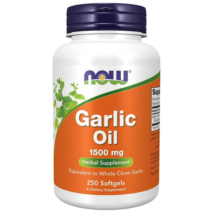 Now Foods Vitamins, Minerals, Herbs & More Now Foods Garlic Oil 1500 Mg 250 Softgels