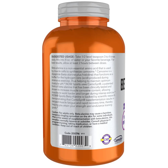 Now Foods Sports Nutrition & More Now Foods Beta Alanine Powder 500 Grams