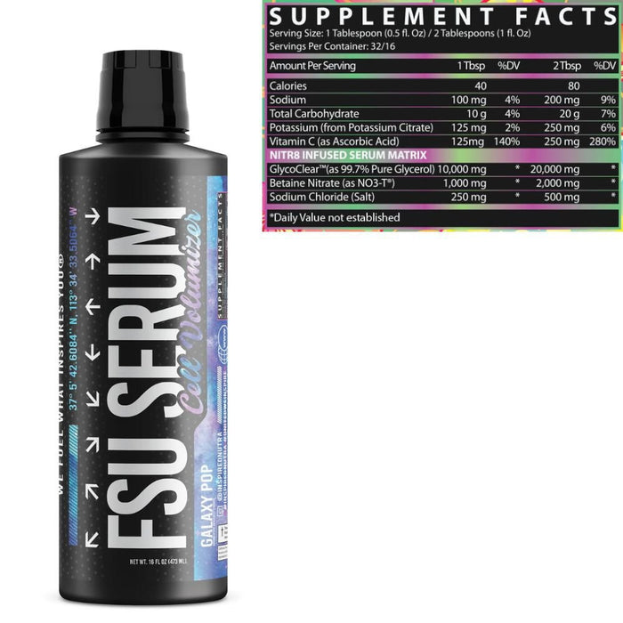 Inspired Nutraceuticals Pre-Workouts Inspired FSU Serum Non-Stim Pump Liquid 16/32 Servings