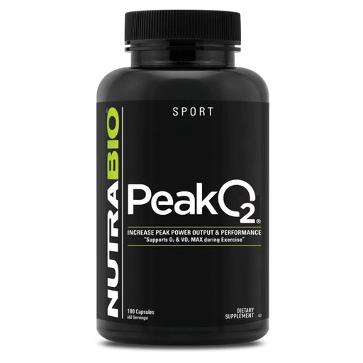 NutraBio Nitric Oxide NutraBio Peak 02 180 Capsules