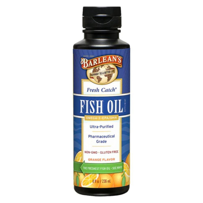 Barlean's Essential Fatty Acids & - Oils Barlean's Fish Oil Orange Flavor 8oz