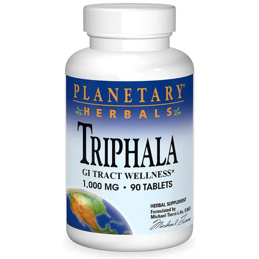 Planetary Herbals Digestive Health Planetary Herbals Triphala 1000mg 90 Tablets