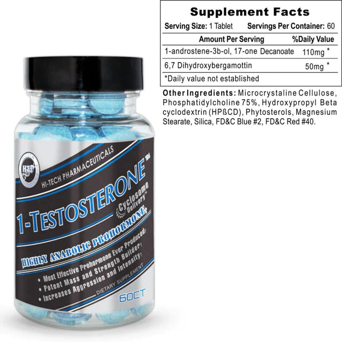 Hi-Tech Pharmaceuticals Sports Nutrition & More Hi-Tech Pharmaceuticals 1-Testosterone 1-Andro 60CT