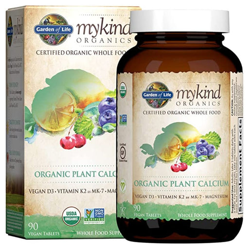 Garden of Life Vitamins, Minerals, Herbs & More Garden of Life MyKind Organics Plant Calcium 90 Tablets