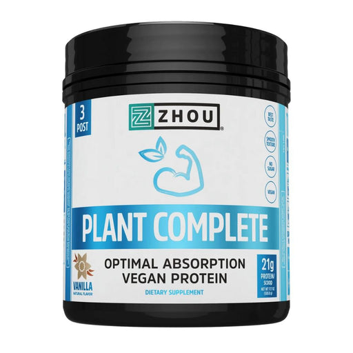 ZHOU Protein Powders Zhou Plant Complete Vegan Protein 16 Servings