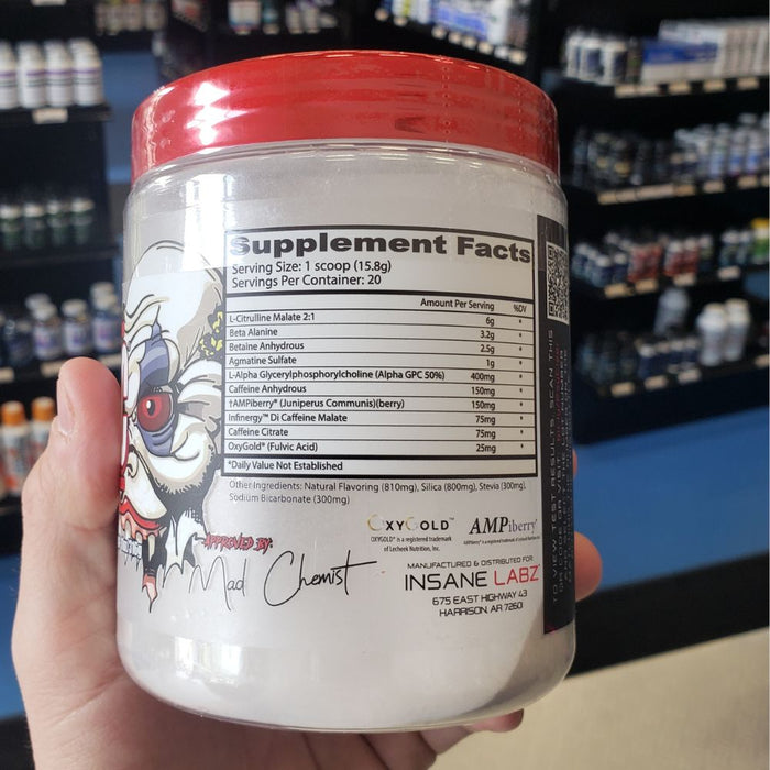 Insane Labz Pre-Workouts Insane Labz Psychotic Clear 20 Servings