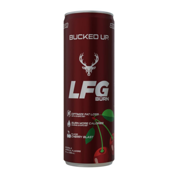 Bucked Up Drinks Cherry Blast Bucked Up LFG Energy Drink RTD 12/Case