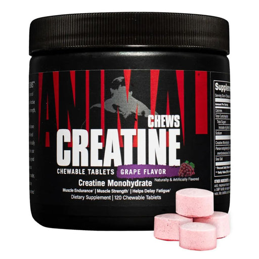 Universal Creatine Grape Universal Creatine Chews 120 Chewable Tablets