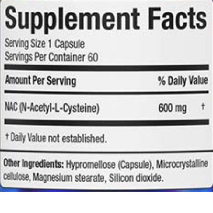 Allmax Nutrition Specialty Health Products Allmax Nutrition NAC 600mg 60 Capsules