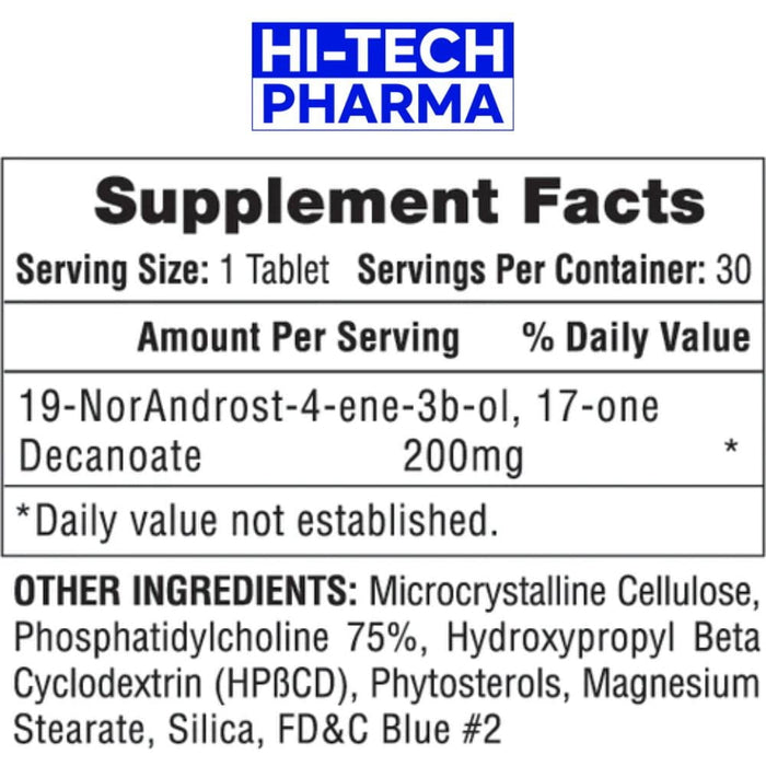 Hi-Tech Pharmaceuticals Prohormones Hi-Tech Pharmaceuticals Deca-Durabolin 30 Tablets