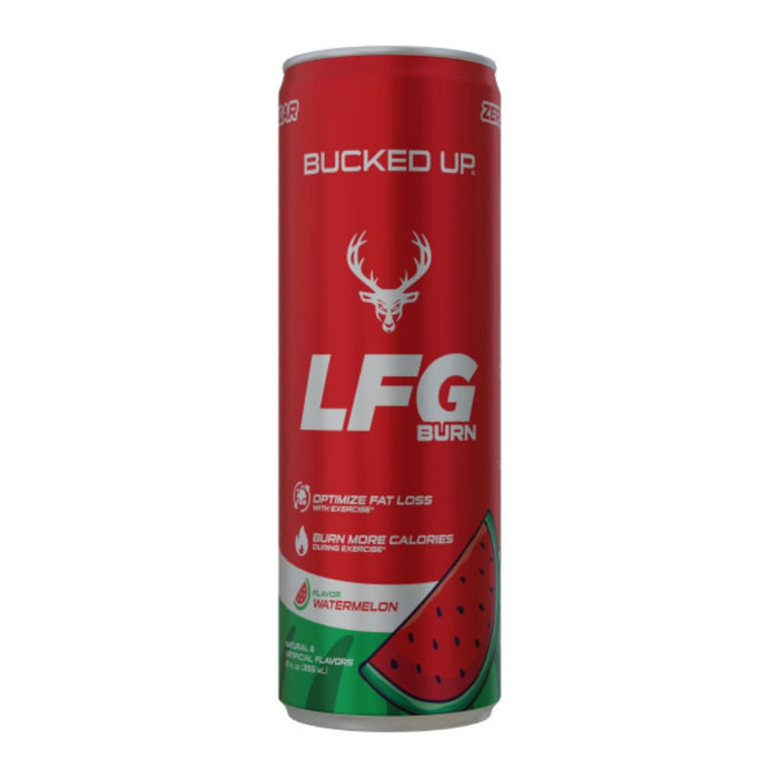 Bucked Up Drinks Watermelon Bucked Up LFG Energy Drink RTD 12/Case