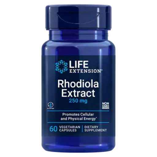 Life Extension Vitamins, Minerals, Herbs & More Life Extension Rhodiola / Golden Root 250mg 60 Vegecaps