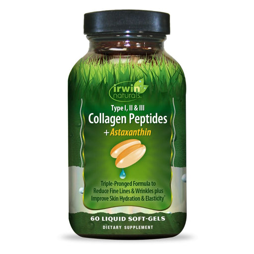 Irwin Naturals Joint Aid Irwin Naturals Type I, II, & III Collagen Peptides + Astaxanthin 60ct