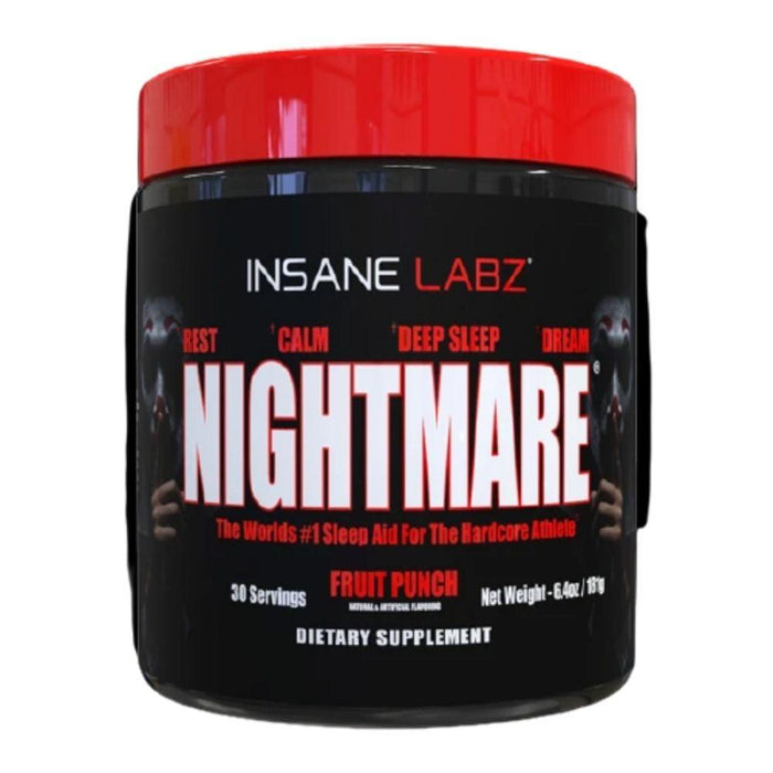 Insane Labz Specialty Health Products Fruit Punch Insane Labz Nightmare Sleep Aid 30 Servings