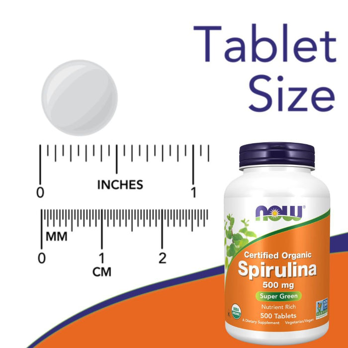 Now Foods Vitamins, Minerals, Herbs & More Now Foods Spirulina 500mg 500 Tablets