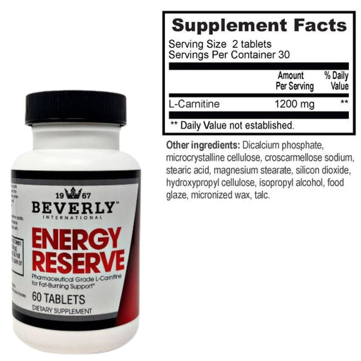 Beverly International Sports Nutrition & More Beverly International Energy Reserve 60 Tablets