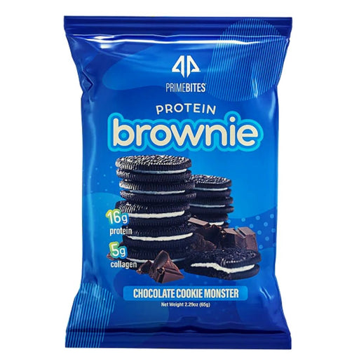 AP Sports Regimen Bars Chocolate Cookie Monster Alpha Prime Prime Bites Protein Brownies 12 Box