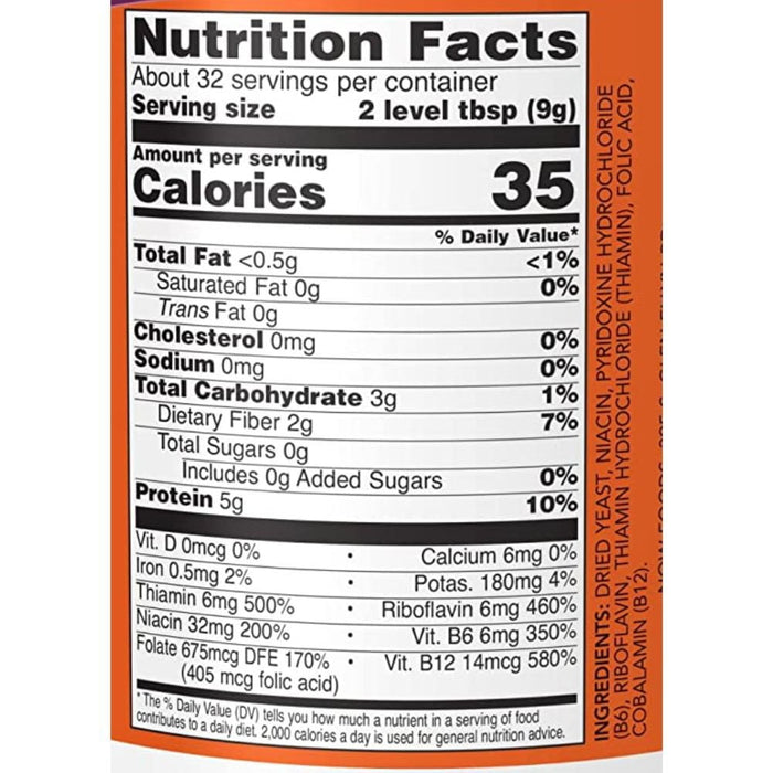 Now Foods Vitamins, Minerals, Herbs & More Now Foods Nutritional Yeast Flakes 10 Oz