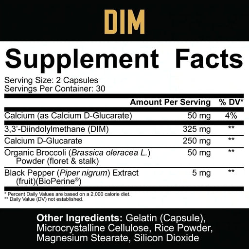 5% Nutrition Specialty Health Products 5% Nutrition Core DIM 60 Capsules