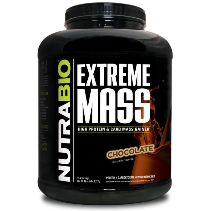 NutraBio Meal Replacement Powders Chocolate NutraBio Extreme Mass 6lbs