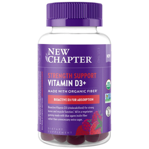 New Chapter Vitamins & Minerals New Chapter Strength Support Vitamin D3+ 60 Gummies