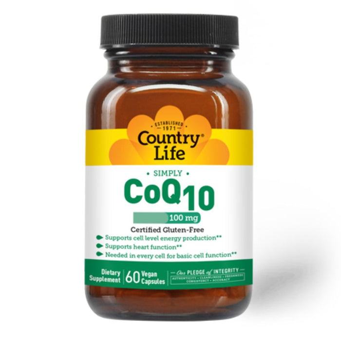 Country Life Specialty Health Products Country Life CoQ10 100mg 60 Capsules