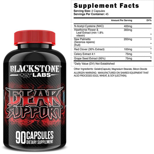Blackstone Labs Vitamins, Minerals, Herbs & More Blackstone Labs Gear Support 90 Capsules