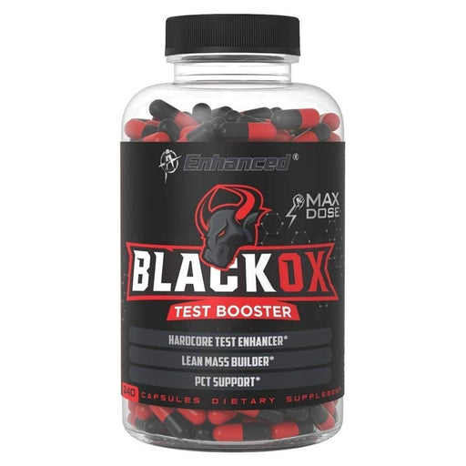 Enhanced Sports Performance Recovery Enhanced Black Ox 240 Capsules