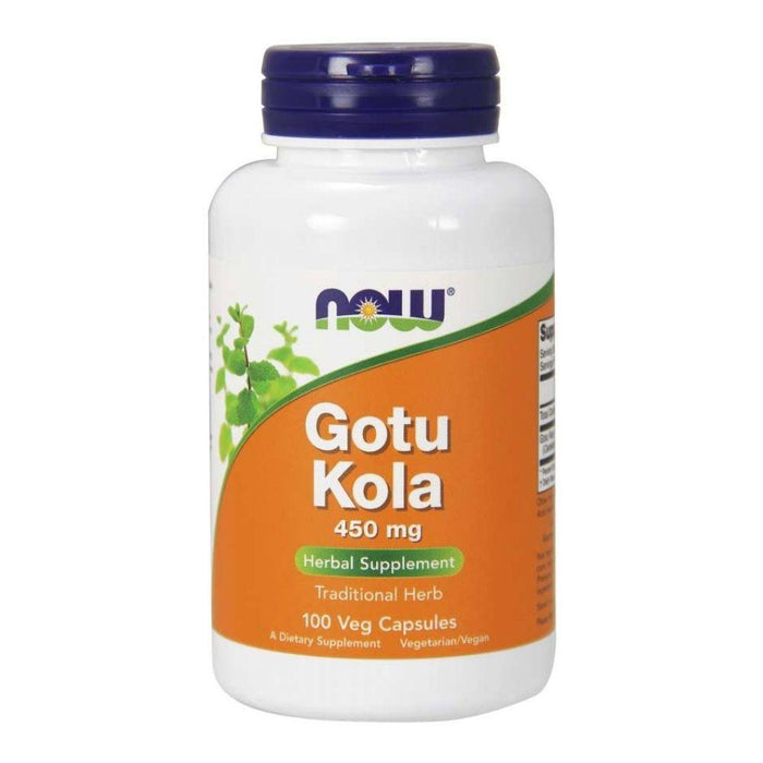 Now Foods Vitamins, Minerals, Herbs & More Now Foods Gotu Kola 450 Mg 100 Capsules (582174736428)