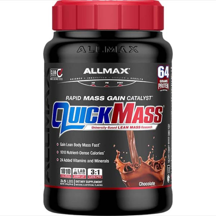 Allmax Nutrition Meal Replacement Powders Chocolate Allmax QuickMass 3.5lbs