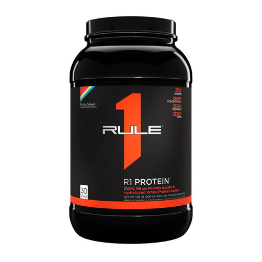 Rule1 Protein Powders Fruity Cereal Rule 1 Whey Isolate Protein 2lb