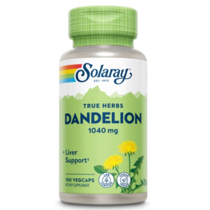 Solaray Vitamins, Minerals, Herbs & More Solaray Dandelion Root 1040mg 100 Caps