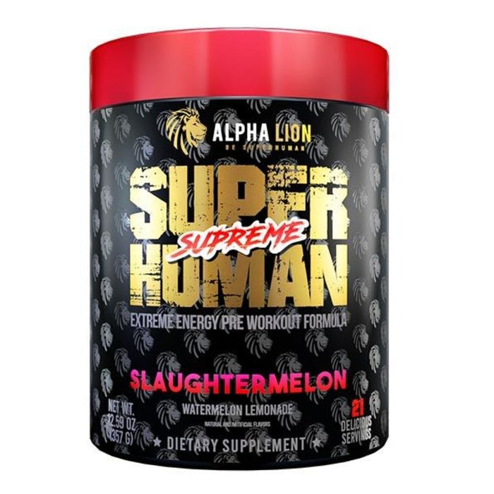 Alpha Lion Pre-Workouts Slaughtermelon Alpha Lion Super Human Supreme 21 Servings