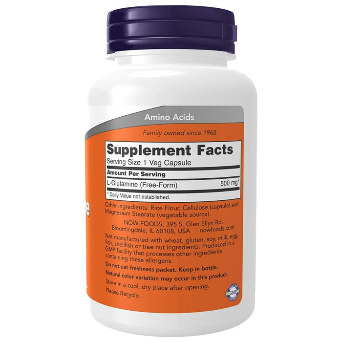 Now Foods Sports Nutrition & More Now Foods Glutamine 500 Mg 120 Capsules